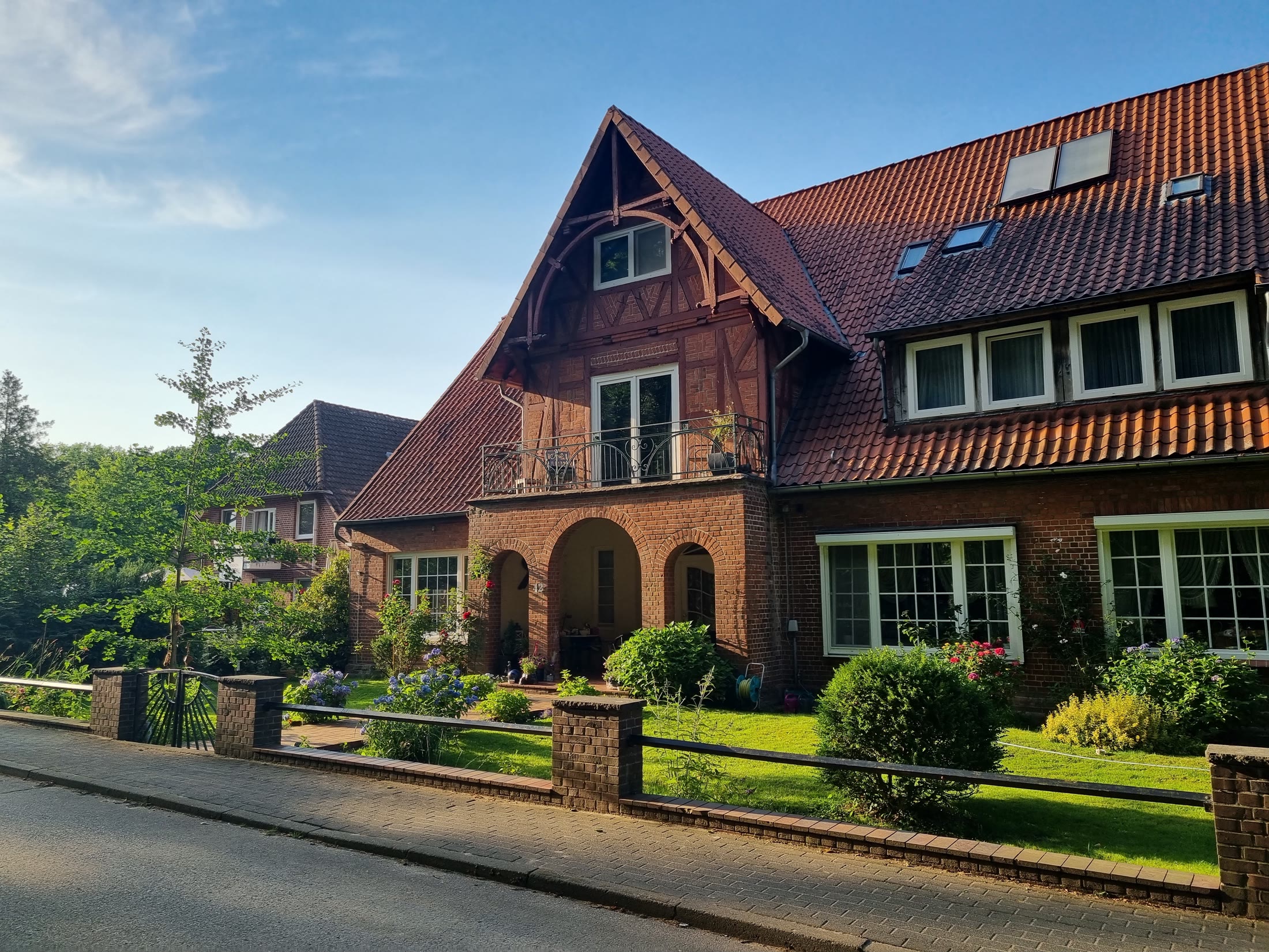 Außenansicht der Pension Auetal